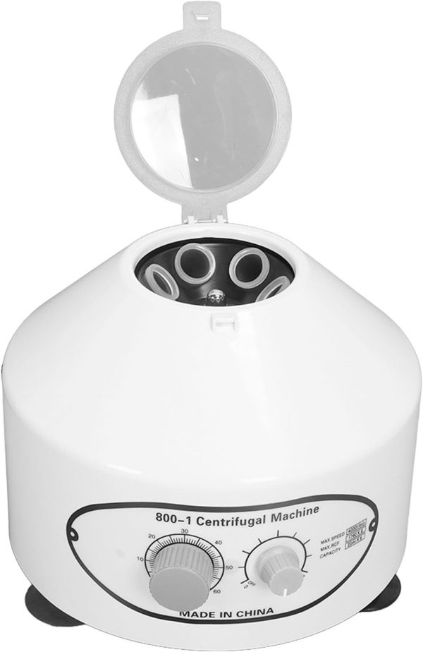 Laboratory Centrifuge 1790 X G Multifunctional 0-60 Minute Timers Automatic Centrifuge for Liquid Separation Experiments (UK Plug 220V) - Image 4