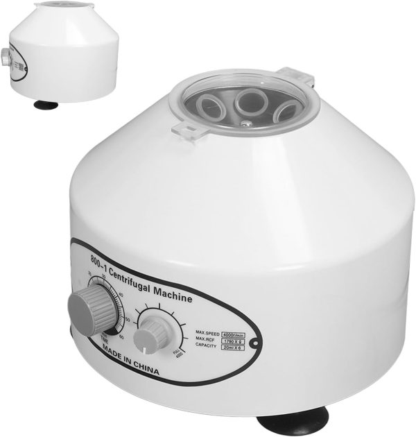 Laboratory Centrifuge 1790 X G Multifunctional 0-60 Minute Timers Automatic Centrifuge for Liquid Separation Experiments (UK Plug 220V) - Image 5