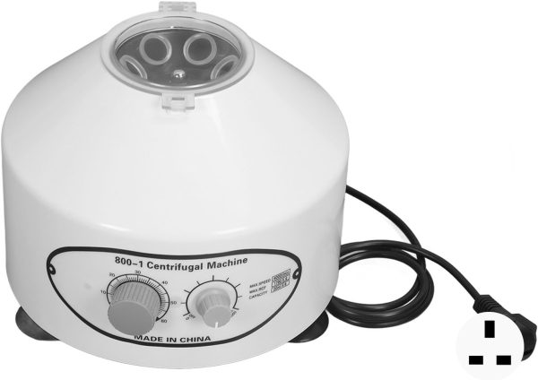 Laboratory Centrifuge 1790 X G Multifunctional 0-60 Minute Timers Automatic Centrifuge for Liquid Separation Experiments (UK Plug 220V) - Image 2