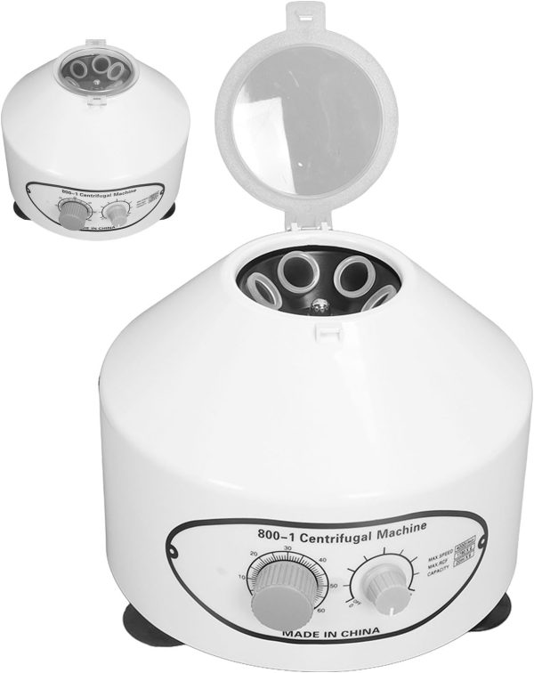Laboratory Centrifuge 1790 X G Multifunctional 0-60 Minute Timers Automatic Centrifuge for Liquid Separation Experiments (UK Plug 220V) - Image 3