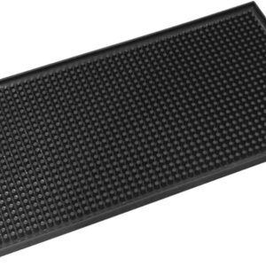 Premium Bar Mat 18x12 inches - Durable, Non-Toxic Bar Mats for Countertop - Easy to Clean Coffee Bar Mat - Spill Protector Dish Drying Mat