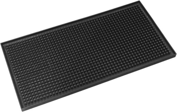 Premium Bar Mat 18x12 inches - Durable, Non-Toxic Bar Mats for Countertop - Easy to Clean Coffee Bar Mat - Spill Protector Dish Drying Mat