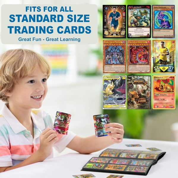 SYOLOS S 24 Pages Card Binder with 432 Pockets Storage to Protect Pokemon Cards and Other Trading Cards - Image 4