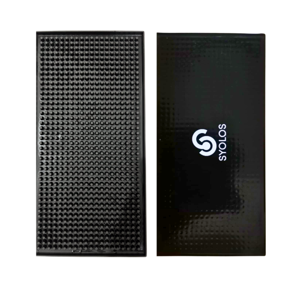 Premium Bar Mat 18x12 inches 2pcs - Durable, Non-Toxic Bar Mats for Countertop - Easy to Clean Coffee Bar Mat - Spill Protector Dish Drying Mat